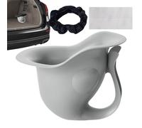 Cute Tiny Potty - Orinal portátil antideslizante con forma de, adecuado para el hogar, comercial, RV, inodoro, baño, baños al aire libre, hogar, viajes