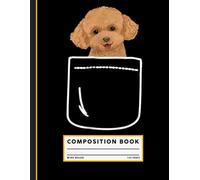 Cute Toy Poodle Dog In Your Pocket Composition Book