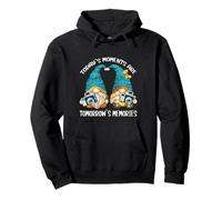 Cute Traveling Gnomies For Photography Lovers with Memories Sudadera con Capucha