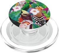 Cute Tropical Cute Parrot Toucan Plant PopSockets PopGrip para MagSafe