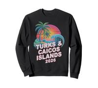 Cute Turks Islands Caicos 2026 Vacaciones Surfer Trip Moms BFF Sudadera