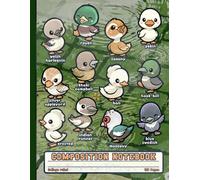 Cute Types of Ducks of the World Lined Journal: Kawaii Waterfowl Birds Writing Book. Aesthetic Back to School College Ruled Composition Notebook for Teens, College Students and Duck Lovers