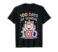 Cute Unicorn 100th School Day Celebration Teacher Student Camiseta