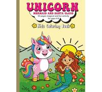 Cute Unicorn and Mermaid Coloring Book for Kids: 50 Magical and Fun Activity Pages for Girls Ages 4-8 | A Coloring Adventure with Fantasy Friends