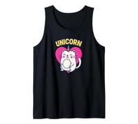Cute Unicorn Cat Design for Fantasy Loving Feline Fans Camiseta sin Mangas