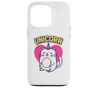 Cute Unicorn Cat Design for Fantasy Loving Feline Fans Carcasa para iPhone 13 Pro
