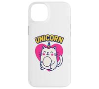 Cute Unicorn Cat Design for Fantasy Loving Feline Fans Carcasa para iPhone 14 Plus
