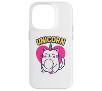 Cute Unicorn Cat Design for Fantasy Loving Feline Fans Carcasa para iPhone 14 Pro