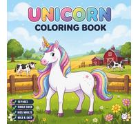 Cute Unicorn Coloring Book for Adults Kids Boys Girls Teens: Cool Fantasy Unicorn Activity Coloring Book for Children Birthday Gift Bold and Easy ... Simple Cozy Rainbow Unicorn Coloring Book