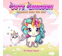 Cute unicorn coloring book for kids: bold and simple coloring book for kids