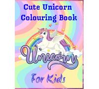 Cute Unicorn Colouring Book For Kids