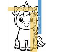 Cute Unicorn Friends Coloring Book: Fun, Cozy and Easy Coloring Pages for Kids Ages 3-8 (Cute Unicorn Coloring Books for Kids)