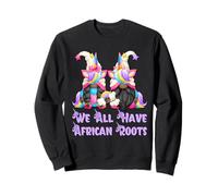 Cute Unicorn Gnomes For Women We All Have African Roots Sudadera