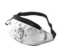 Cute Unicorn Love Heart Star Fanny Pack Sport Casual Riñonera para Mujeres Hombres Moda