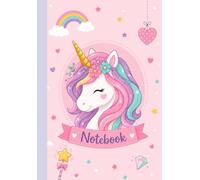 Cute Unicorn Notebook for Girls | 120 Colorful Lined Pages with Adorable Illustrated Designs | Premium Journal for School, Writing, Notes & Creativity | 6 x 9 Inches
