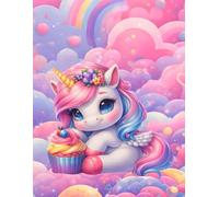 cute unicorn notebook: lined journal for girls -110 pages for school and notes