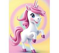 Cute Unicorn Sketchbook for Girls - 8.5x11: Blank Drawing Notebook, 100 Pages - Magical Pastel Art Book for Kids, Teens, and Unicorn Lovers