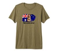 Cute Vacation Melbourne Australian Flag Animal Quokka Lover Camiseta Premium