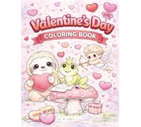 Cute Valentine Coloring Book for Kids: Big, Easy, Cute Valentines to Color