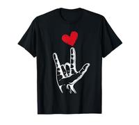 Cute Valentines Day: I Love You Hand Sign Language ASL Heart Camiseta
