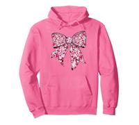 Cute Valentine's Day Pink Heart's Day Girl Coquette Bow Sudadera con Capucha