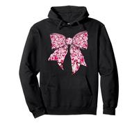 Cute Valentine's Day Pink Heart's Day Girl Coquette Bow Sudadera con Capucha