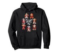 Cute Valentines Day Puppy Love - Soy una Chica Que ama a los Perros Sudadera con Capucha