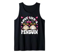 Cute Valentines Gnomes For Couples Love Like A Penguin Camiseta sin Mangas