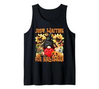 Cute Vampire GNOME For Women with Pumpkin Autumn Sunflower Camiseta sin Mangas