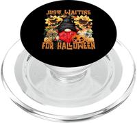 Cute Vampire GNOME For Women with Pumpkin Autumn Sunflower PopSockets PopGrip para MagSafe
