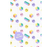 Cute Various Shapes Notebook: 6 x 9 inches with 120 lined grid pages