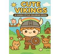 Cute Vikings: A Kawaii Style coloring book