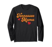 Cute Vintage Tennessee Mama with Heart, Women's Manga Larga