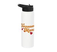 Cute Vintage Tennessee Mama with Heart, Women's Stainless Steel Insulated Water Bottle