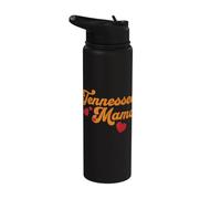 Cute Vintage Tennessee Mama with Heart, Women's Stainless Steel Insulated Water Bottle