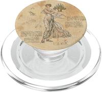 Cute Vintage Wild Flower Motif Antique Fairycore Aesthetic PopSockets PopGrip para MagSafe