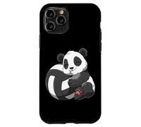 Cute Volleyball Panda Hugging Volleyball Carcasa para iPhone 11 Pro