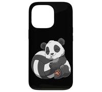 Cute Volleyball Panda Hugging Volleyball Carcasa para iPhone 13 Pro