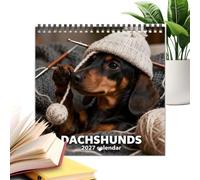 Cute Wall Calendar Artistic Planning Paper with Writing Area