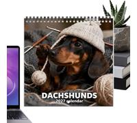 Cute Wall Calendar - Artistic Schedule Planner With Writing Area