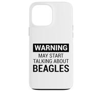 Cute Warning Design for Beagle Owners and Dog Fans Carcasa para iPhone 13 Pro MAX