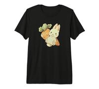 Cute Watercolor Kawaii Kids Girls Women Carrot Bunny Lover Camiseta Premium