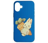Cute Watercolor Kawaii Kids Girls Women Carrot Bunny Lover Carcasa para iPhone 16 Plus