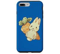 Cute Watercolor Kawaii Kids Girls Women Carrot Bunny Lover Carcasa para iPhone 7 Plus/8 Plus