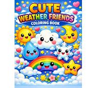Cute Weather Friends Coloring Book