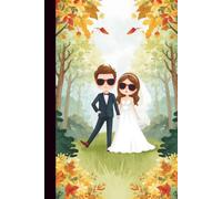 Cute Wedding Couple in Sunglasses Lined Notebook - Romantic Wedding Journal | Bridal Gift for Newlyweds, Couples & Wedding Guests | Paperback Writing Notebook
