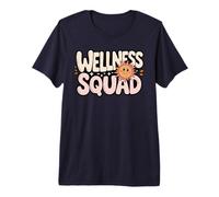 Cute Wellness Squad Retiro de Entrenamiento Yoga PTA Terapeuta PT Camiseta Premium