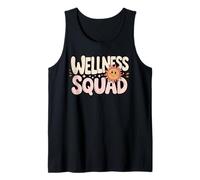 Cute Wellness Squad Retiro de Entrenamiento Yoga PTA Terapeuta PT Camiseta sin Mangas