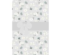 Cute White Lily Flowers Notebook: 6 x 9 inches with 120 pages