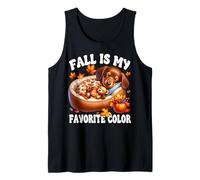 Cute Wiener Dog For Dachshund Mom Fall Is My Favorite Color Camiseta sin Mangas